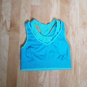 Blue Sports Bra